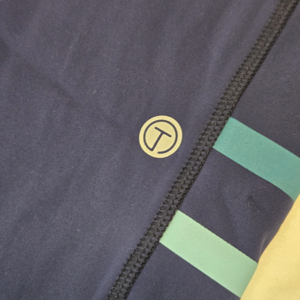 T By Talbots Navy Performance Interlock Leggings … - image 6